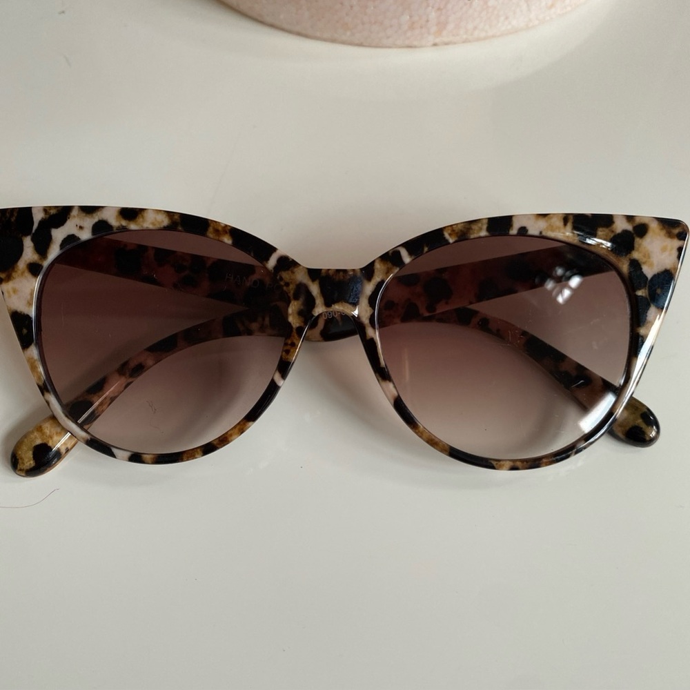 Boho funky Leopard Print Cat-Eye Sunglasses